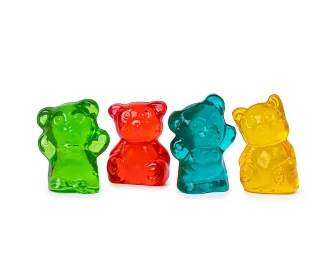 Clever Candy 3D Chubby Gummy Bears 2.2lb Bulk